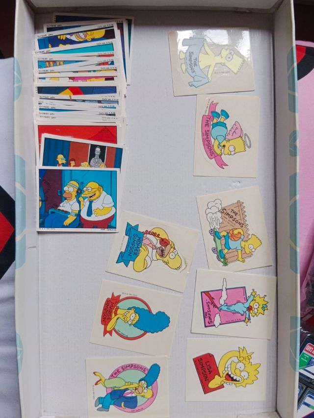 Lote cromo de los simpson