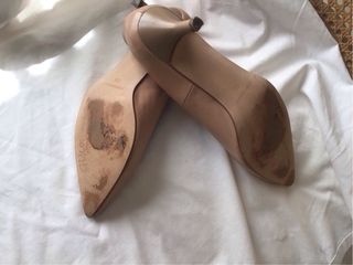 Zapatos nude beige piel Giko