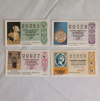 Billetes lotería núm bajos