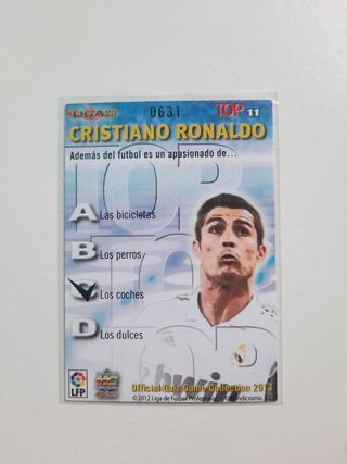 Carta de Futbol Cristiano Ronaldo