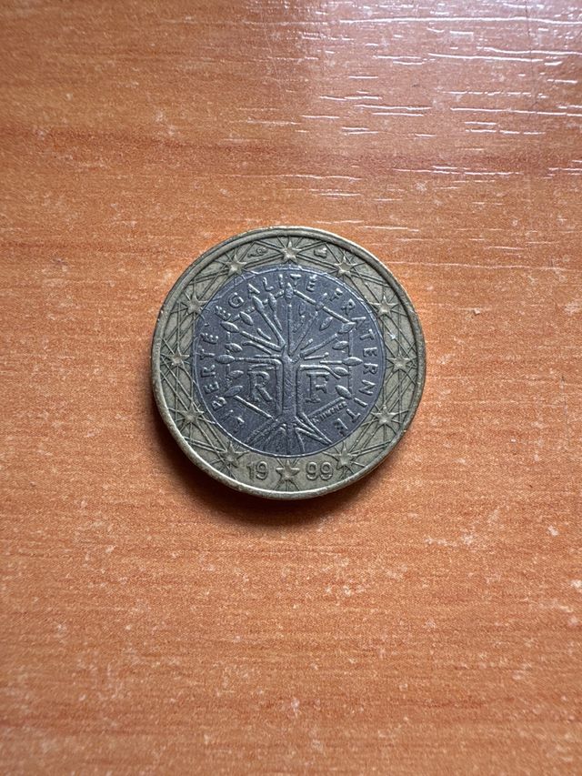 Moneda 1 euro Francia 1999