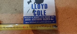 FLYER CONCIERTO LLOYD COLE DISCOTECA ARE