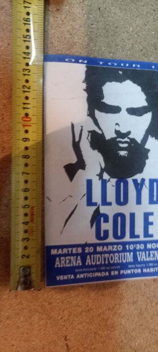 FLYER CONCIERTO LLOYD COLE DISCOTECA ARE