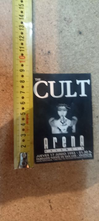 FLYER CONCIERTO THE CULT DISCOTECA ARENA AUDITORIU