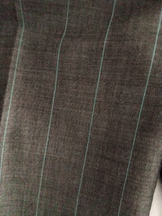 Pantalón lana de verano gris raya diplo