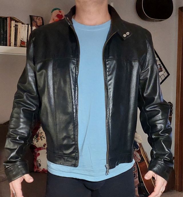 Giacca pella nera Imperial XL