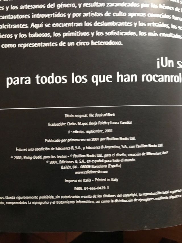 El libro del Rock