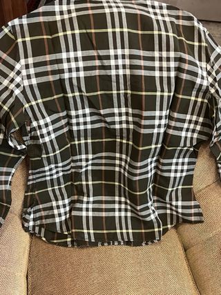 Camisa Burberry Mujer Cuadros Clásicos Talla L