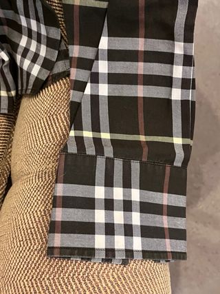 Camisa Burberry Mujer Cuadros Clásicos Talla L