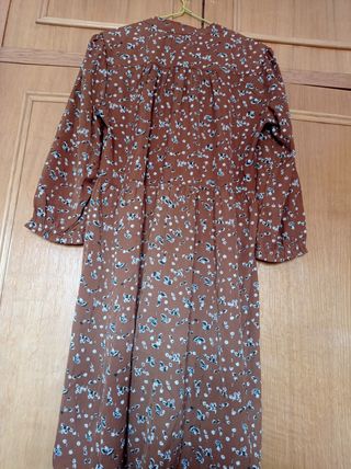 Precioso y funcional vestido marron