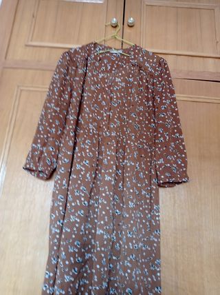 Precioso y funcional vestido marron