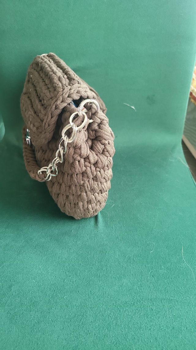 bolso de crochet hechos a mano con trapillo