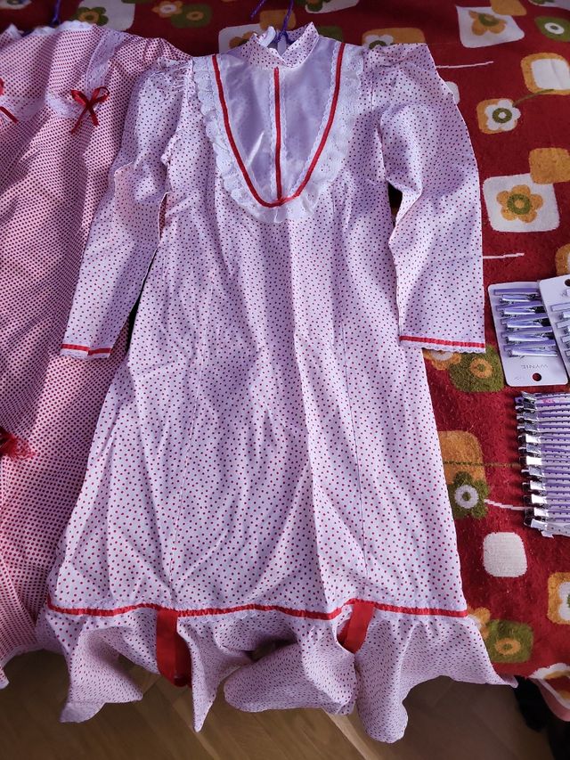 3 vestidos de chulapa para niñas-os