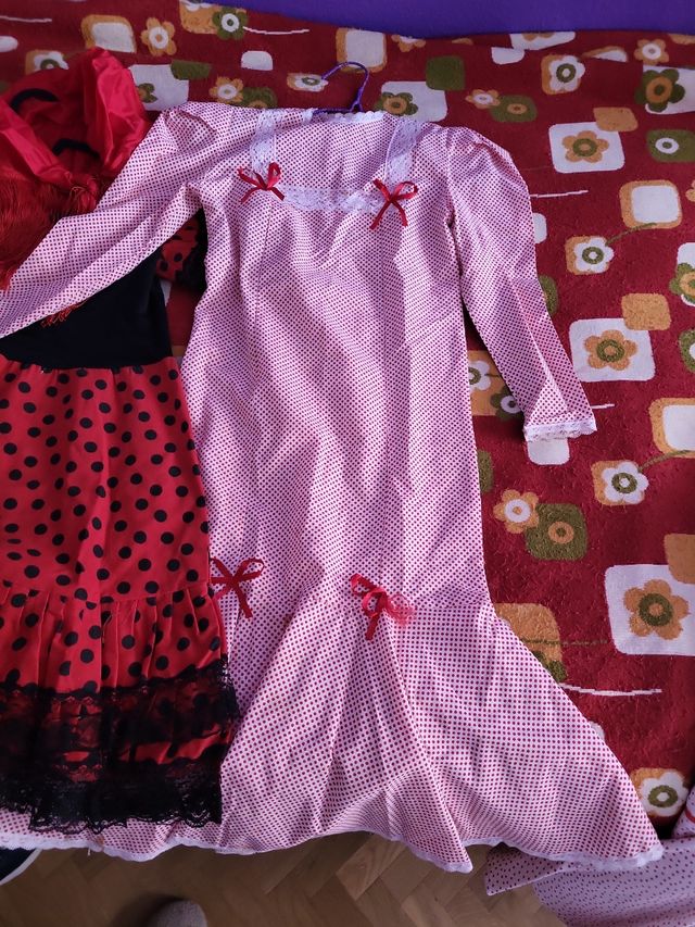 3 vestidos de chulapa para niñas-os