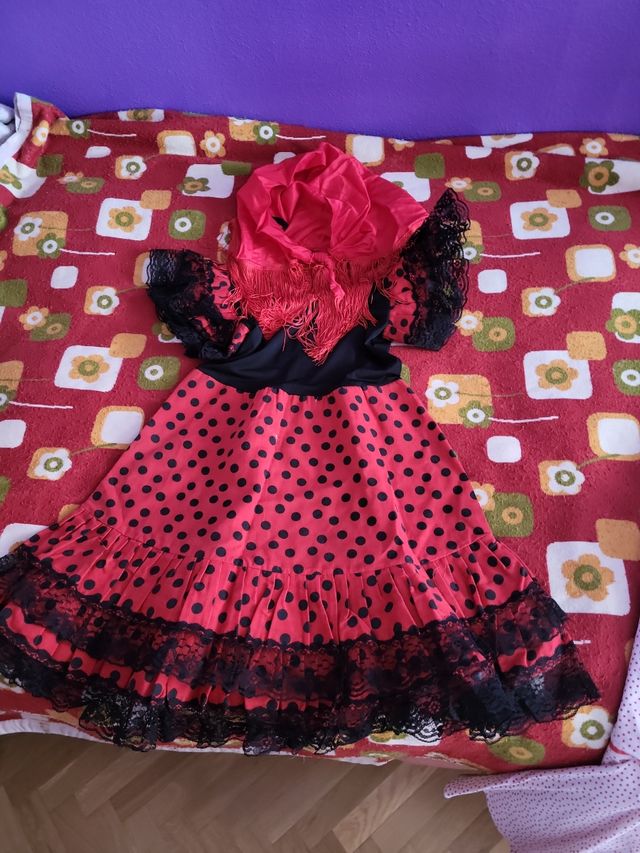 3 vestidos de chulapa para niñas-os