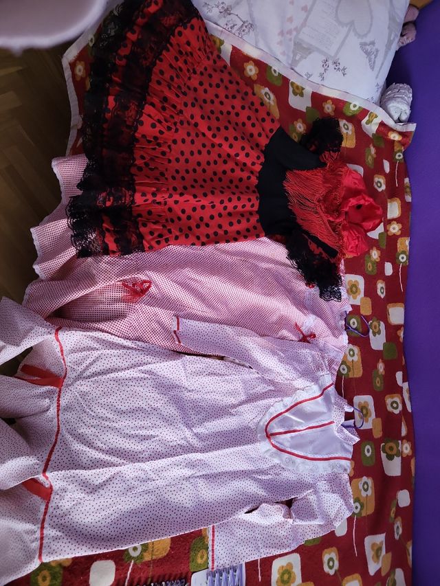 3 vestidos de chulapa para niñas-os