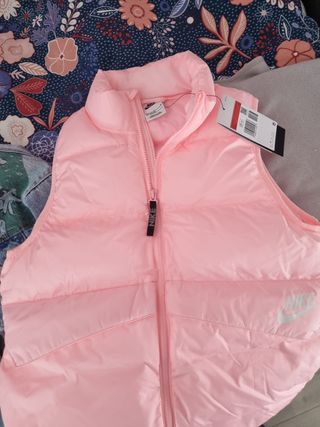 Chaleco rosa de nike