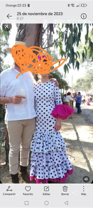 Traje de flamenca