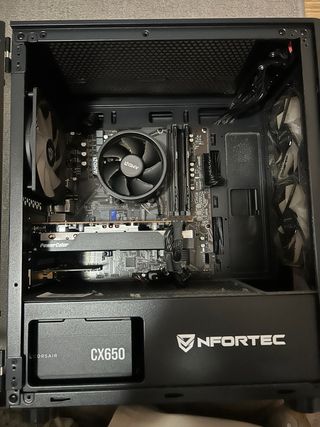 Ordenador Gaming PcCom Lite AMD Ryzen 5 5500 / 16GB / 1TBSSD / RX 6600