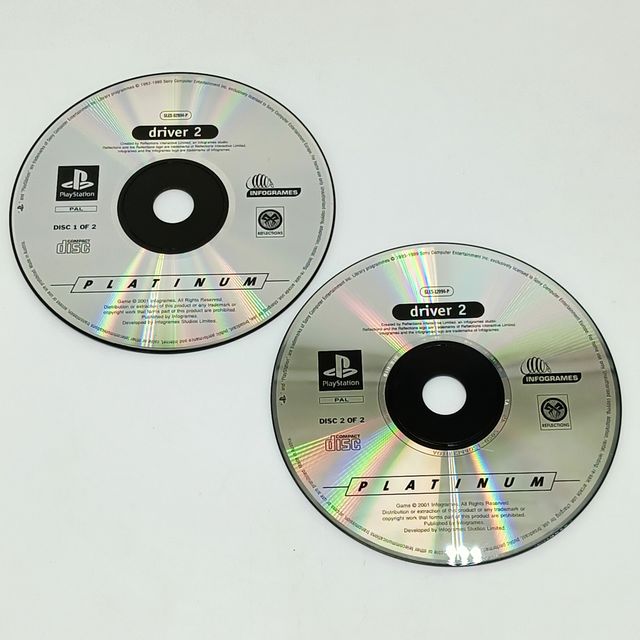 Driver 2 PS1 Solo dischi Videogioco Funzionante
