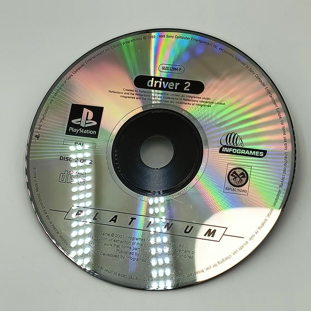 Driver 2 PS1 Solo dischi Videogioco Funzionante
