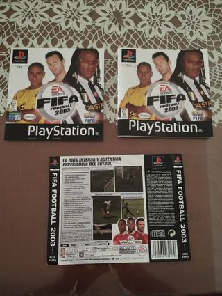 Ps1 manual y portadas fifa 2003