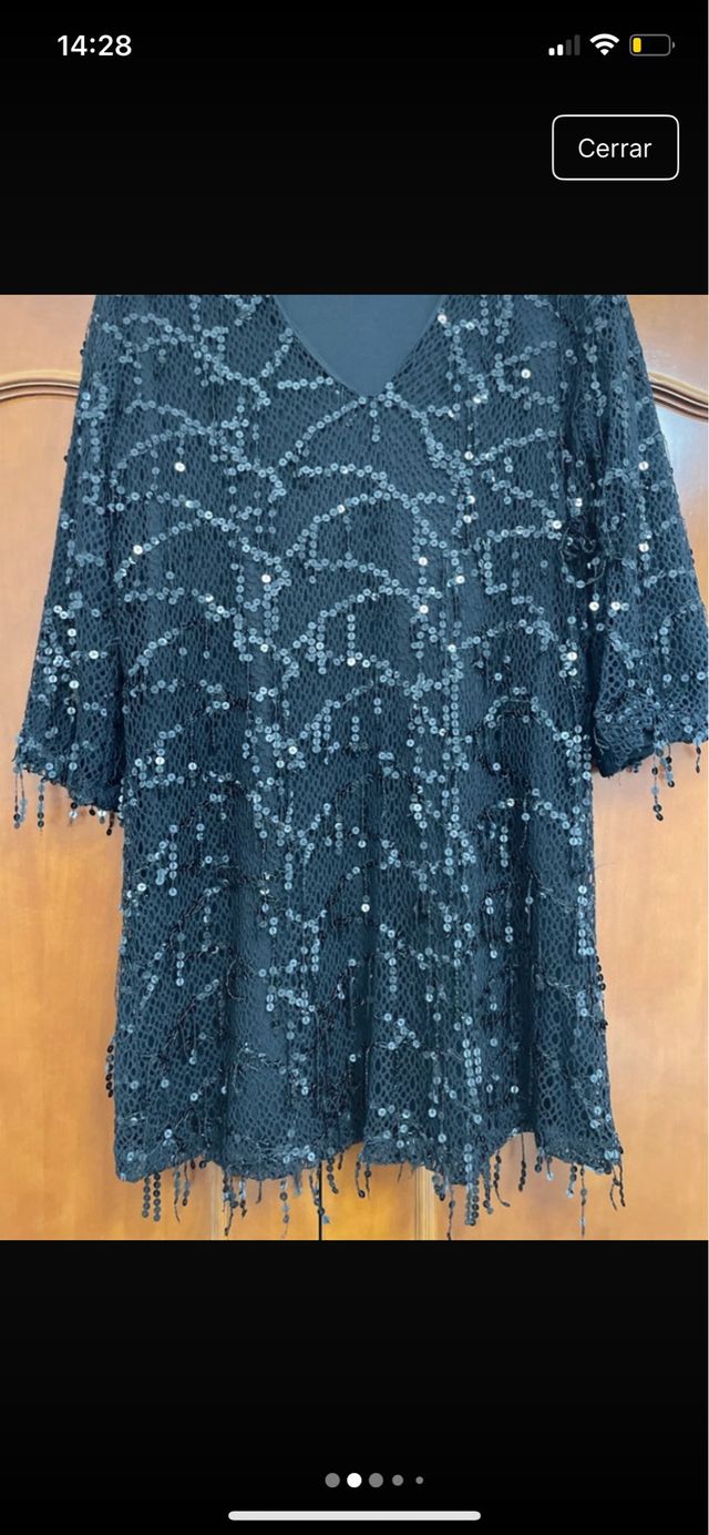 vestido negro elegante