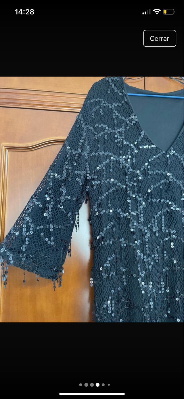 vestido negro elegante