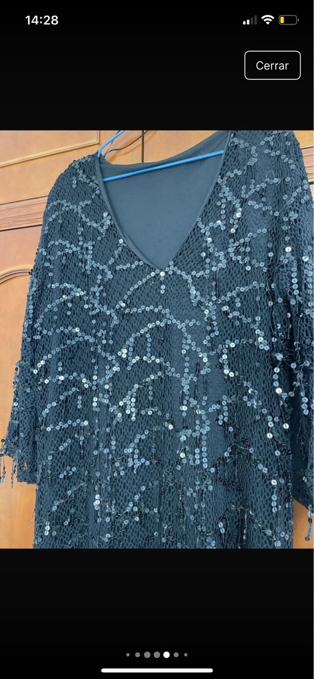 vestido negro elegante