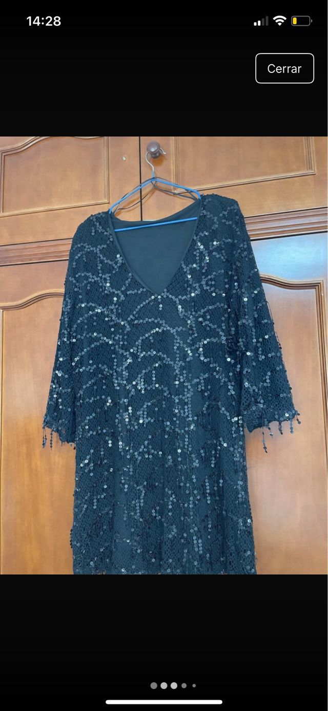 vestido negro elegante