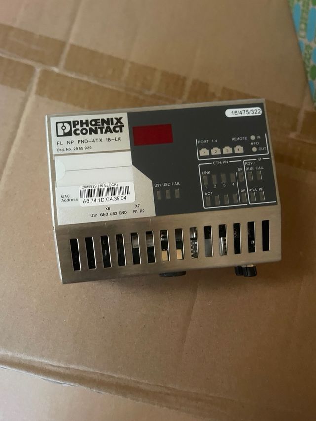 Switch Ethernet Industrial Phoenix Contact FL NP