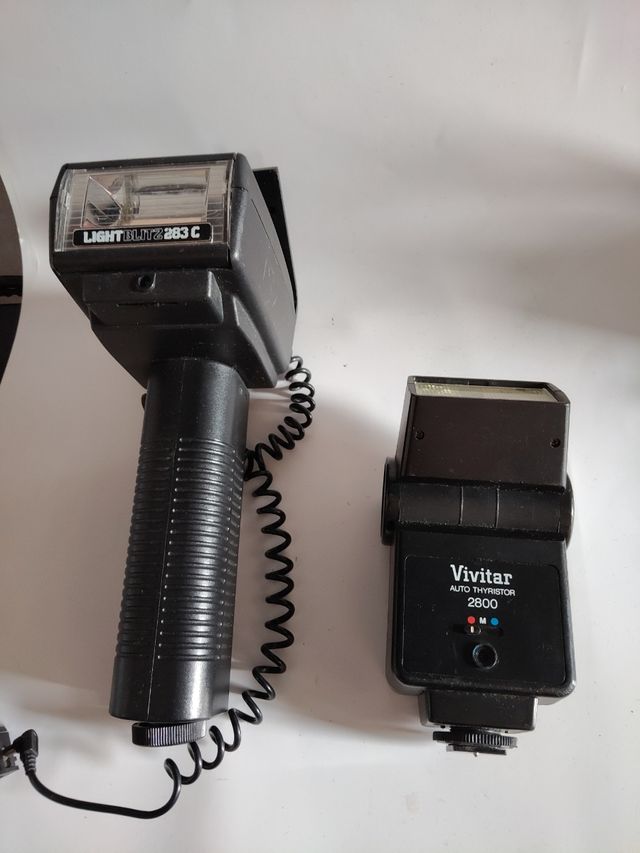 2 Flash foto, Lightblitz 283C, Vivitar 2800