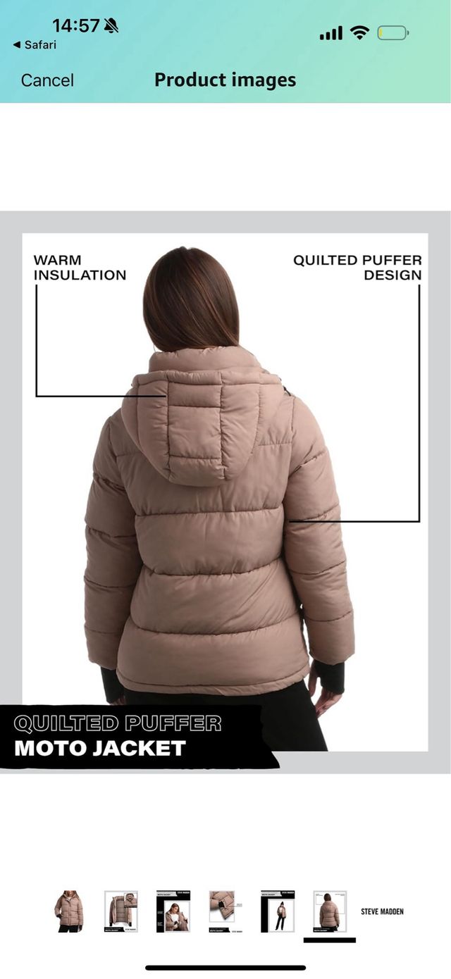 Chaqueta plumón Steve Madden