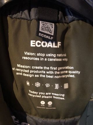 Plumas verde Ecoalf 