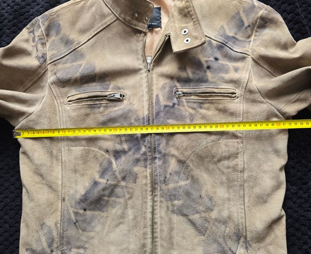 Giubbino pelle stile biker