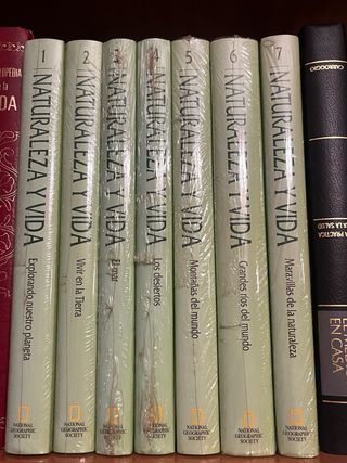 OFERTA Naturaleza y Vida  7 Tomos National Geograp