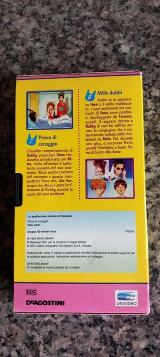 Lo spettacolare mondo di Rossana 4 VHS