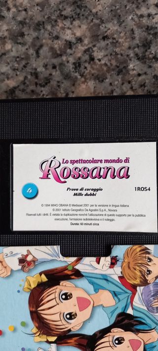 Lo spettacolare mondo di Rossana 4 VHS