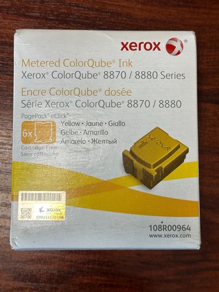 Tinta solida Xerox Colorqube amarilla 108R00964