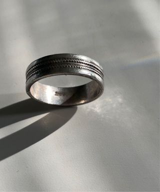 Alianza plata de ley 925 talla 20