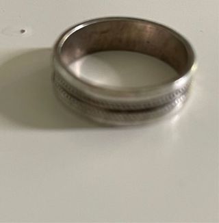 Alianza plata de ley 925 talla 20