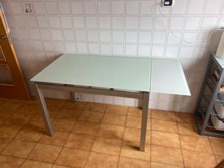 Mesa cocina extensible 110cm-170cm y 70cm 