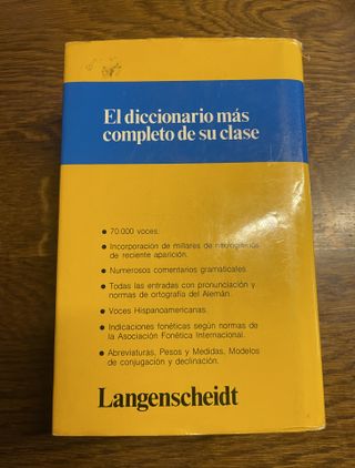 Langenscheidt Diccionario Moderno Aleman-Español