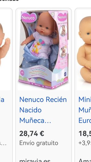 Nenuco bebé muñeco - muñeca