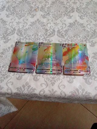 Cartas Pokémon arcoiris