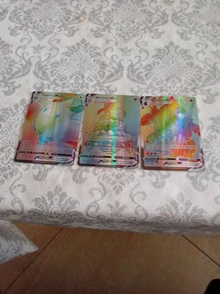 Cartas Pokémon arcoiris