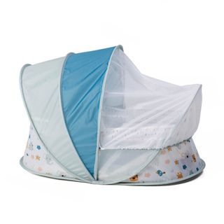 Cuna de playa plegable con mosquitera