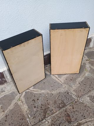 Coppia Porta cd dvd legno da appendere