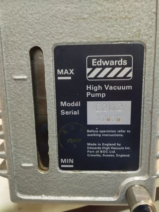 Bomba de vacío Edwards Modelo E2M1.5