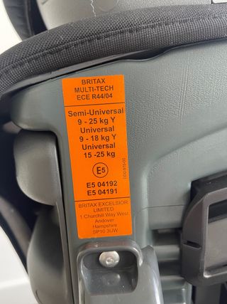 Silla coche Britax Römer Multi Tech II 1/2